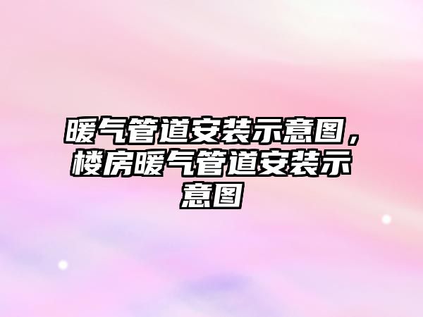 暖氣管道安裝示意圖，樓房暖氣管道安裝示意圖