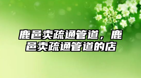 鹿邑賣疏通管道，鹿邑賣疏通管道的店